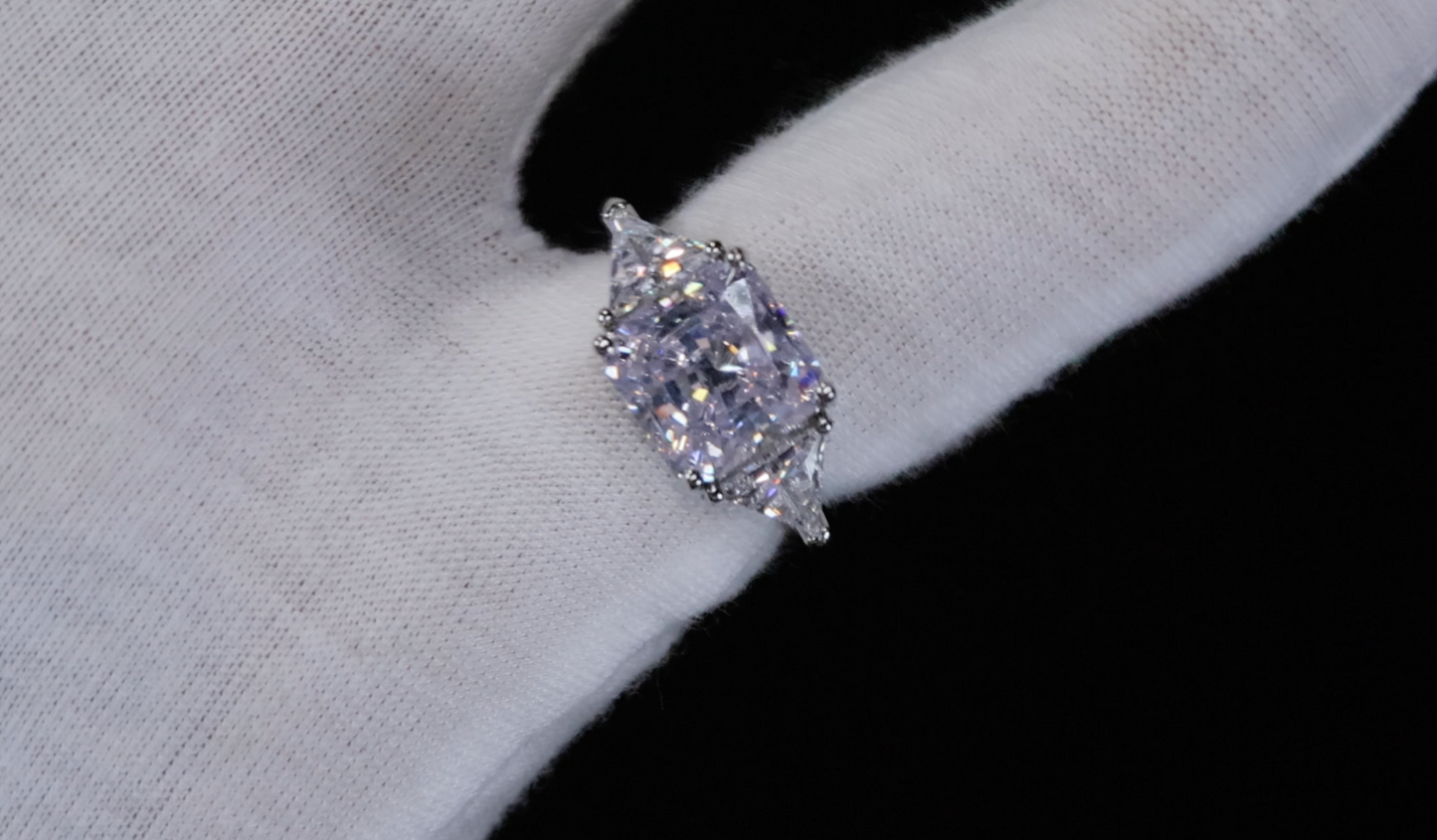 Three Stone Diamond Engagement Ring