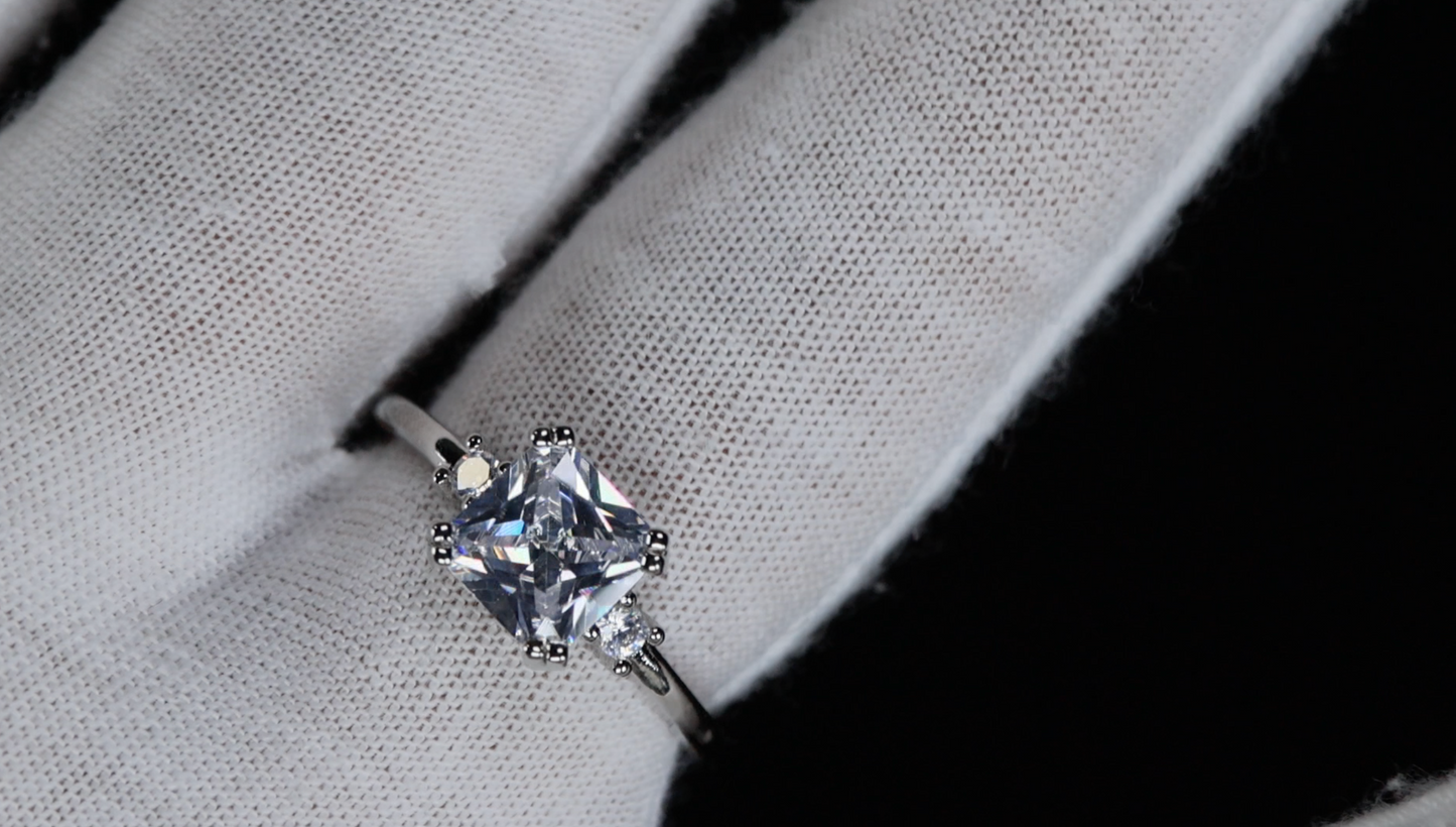 Princess Cut Engagement Ring | Womens Wedding Ring