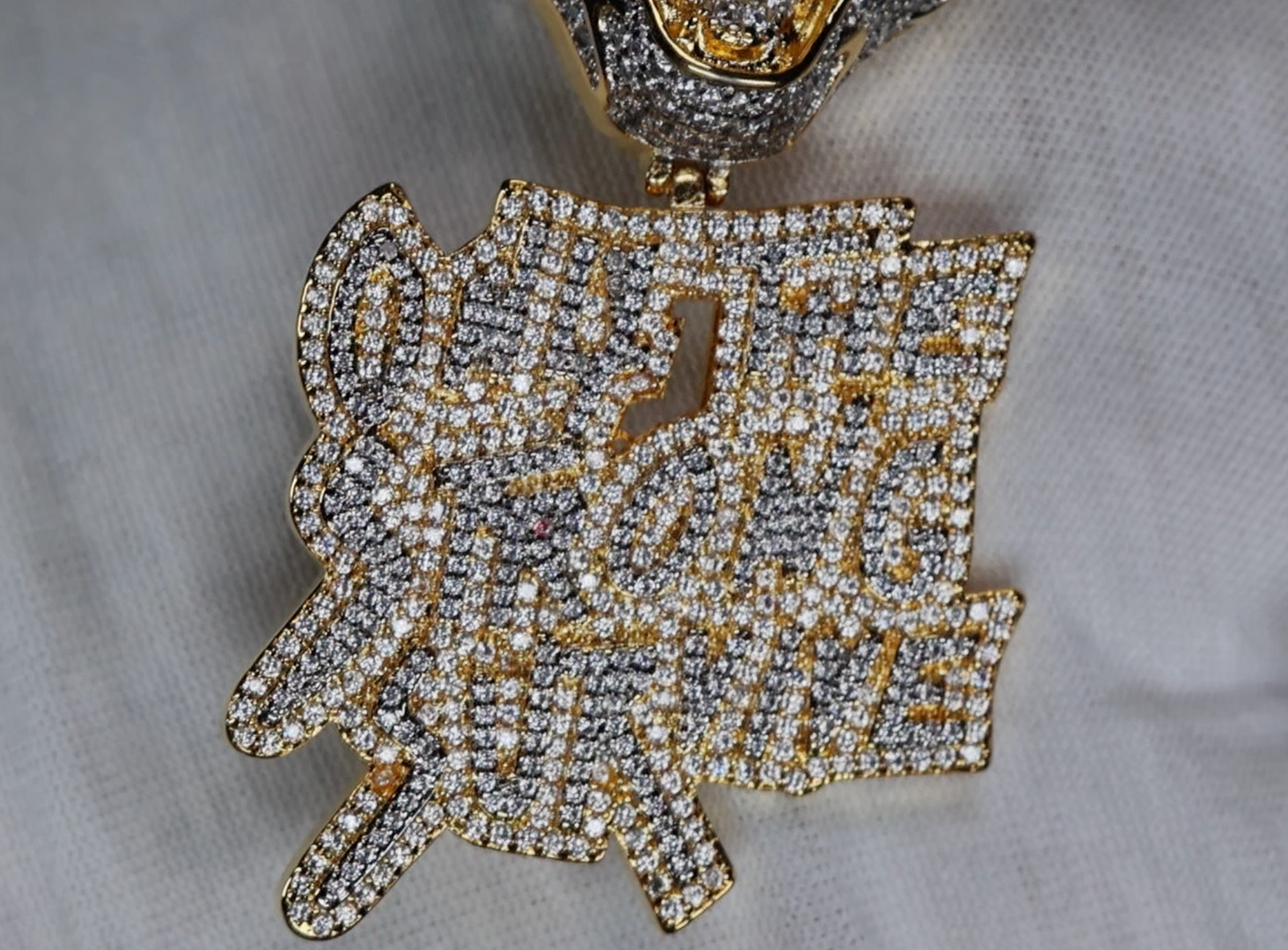 Iced Out Pendant | Diamond Tiger Pendant | Tiger Pendant