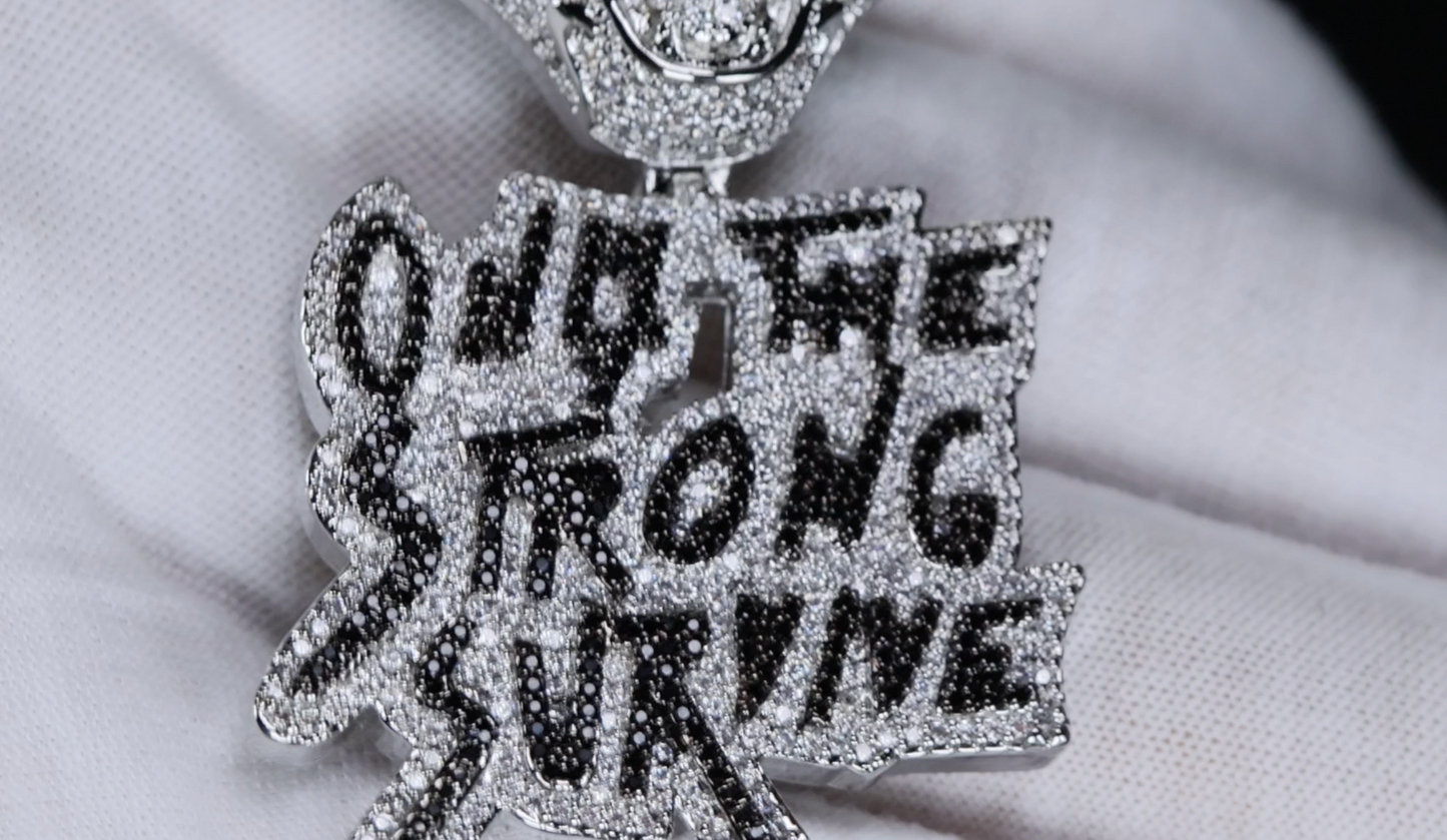 Iced Out Pendant | Diamond Tiger Pendant | Tiger Pendant