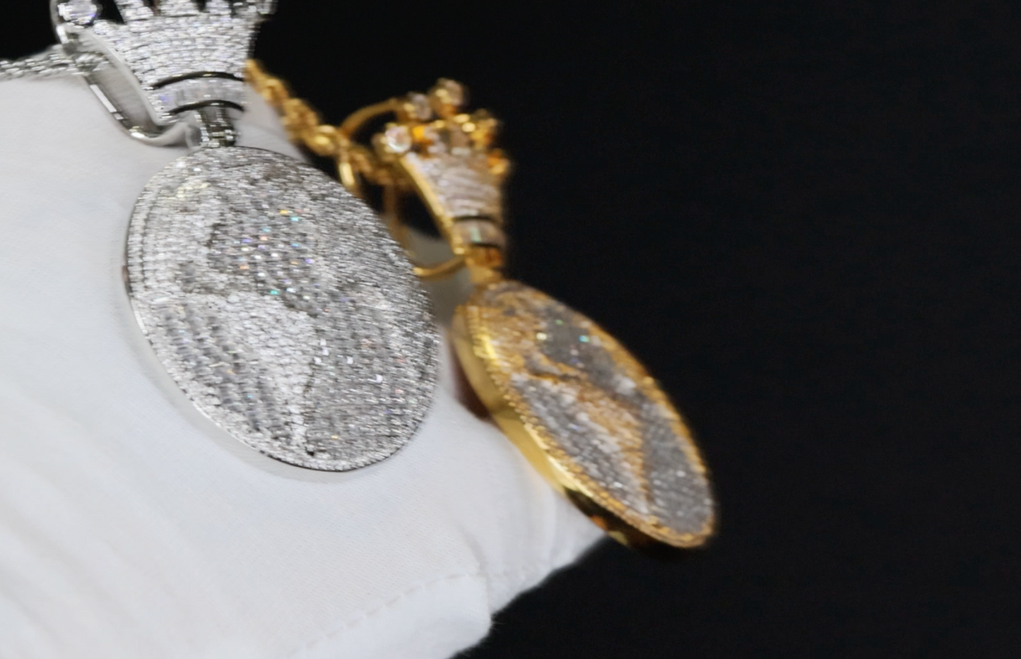 Iced Out Pendant | Hip Hop Diamond Pendant | World Pendant