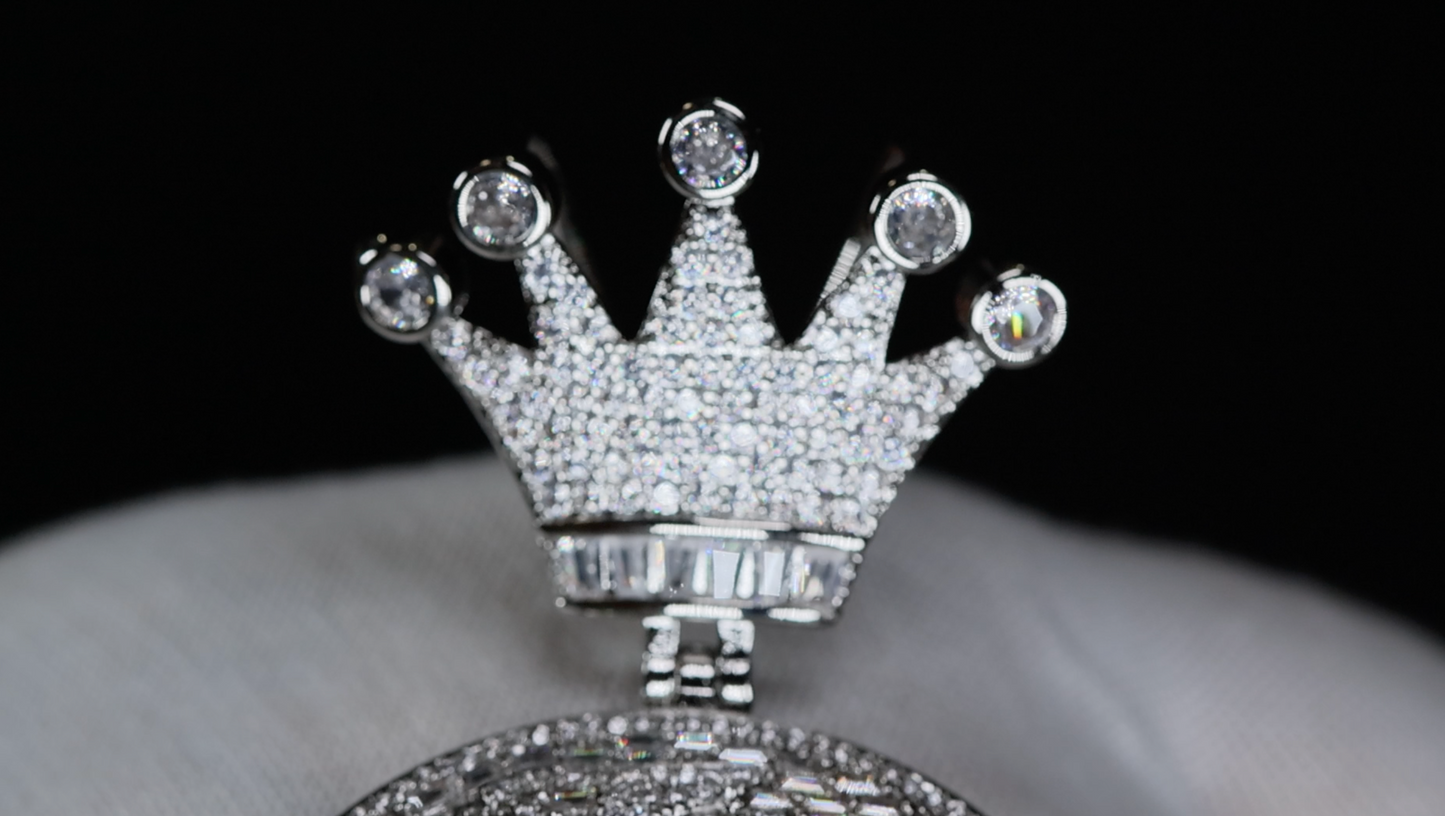 Iced Out Pendant | Hip Hop Diamond Pendant | World Pendant