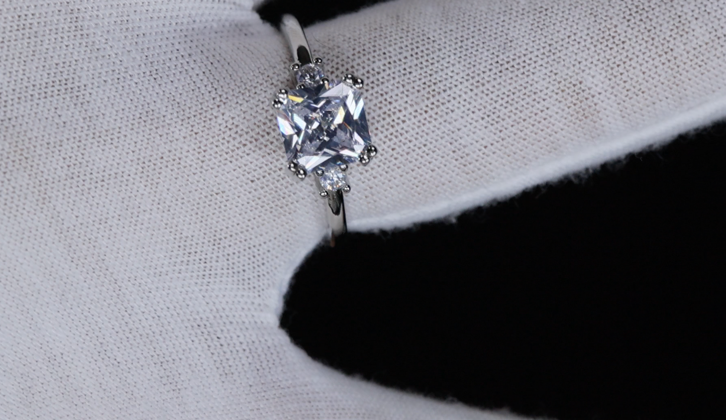 Princess Cut Engagement Ring | Womens Wedding Ring