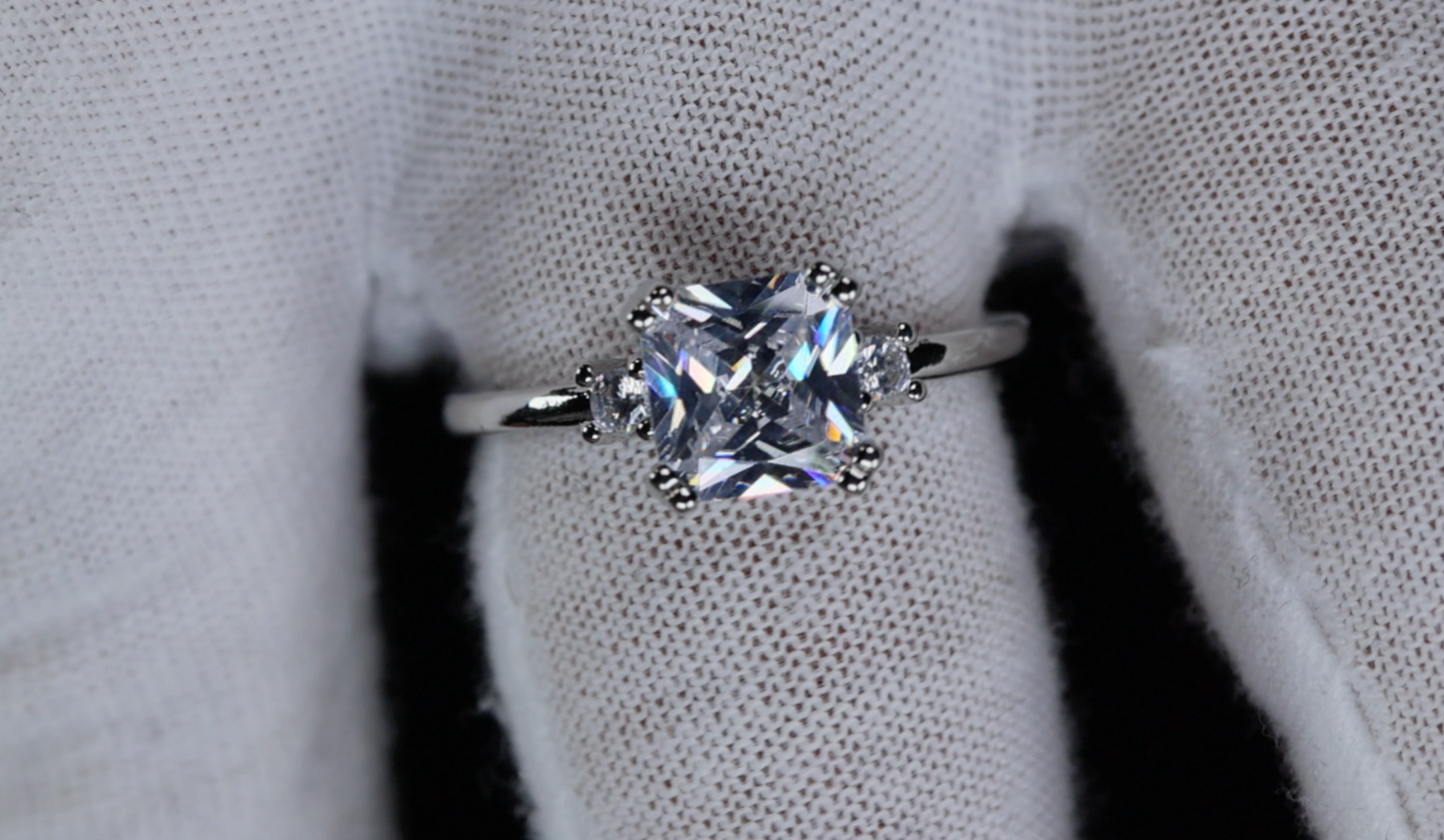 Princess Cut Engagement Ring | Womens Wedding Ring