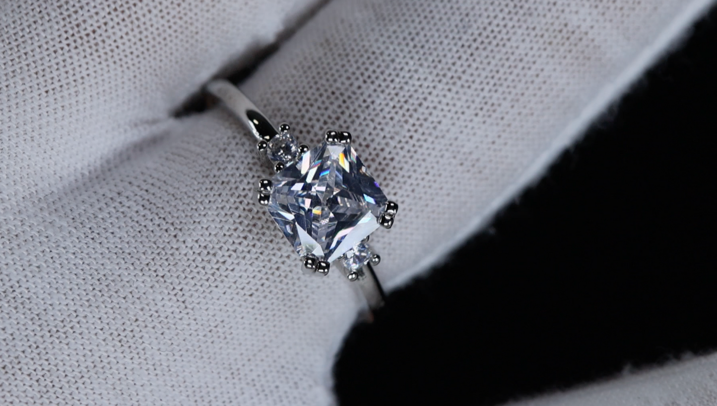 Princess Cut Engagement Ring | Womens Wedding Ring