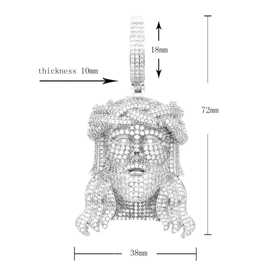 Jesus Face Pendant