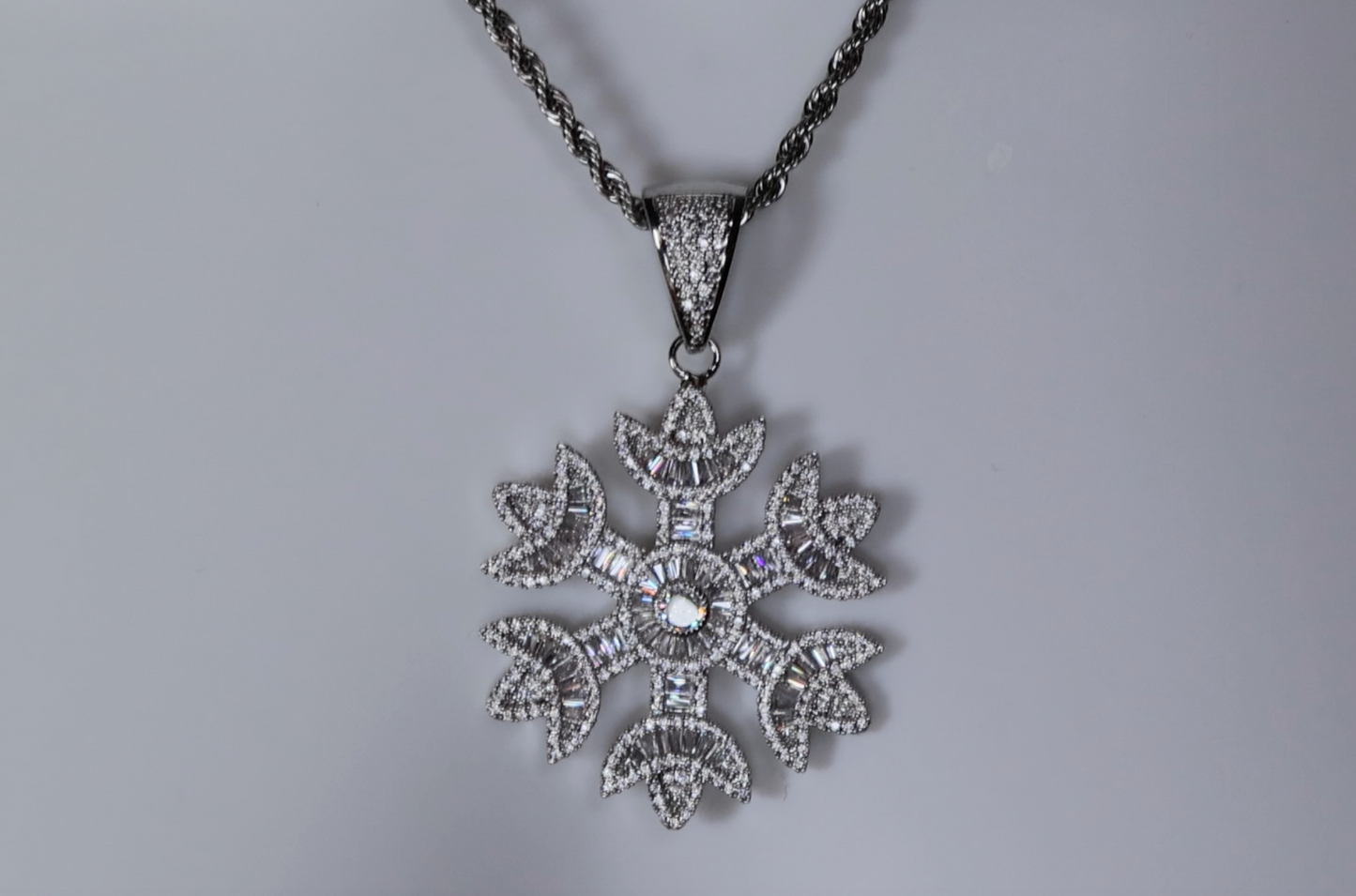 Snowflake Pendant | Diamond Snowflake Pendant