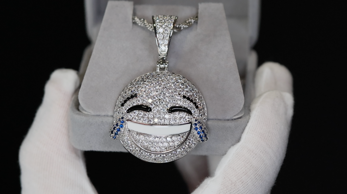 Diamond Emoji Pendant | Emoji Pendant | Iced Out Pendant