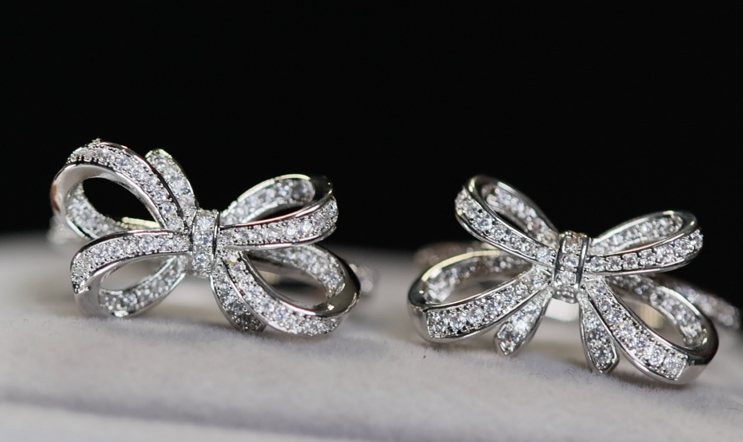 Diamond Ribbon Ring | Ribbon Ring | Bow Ring | Diamond Bow Ring
