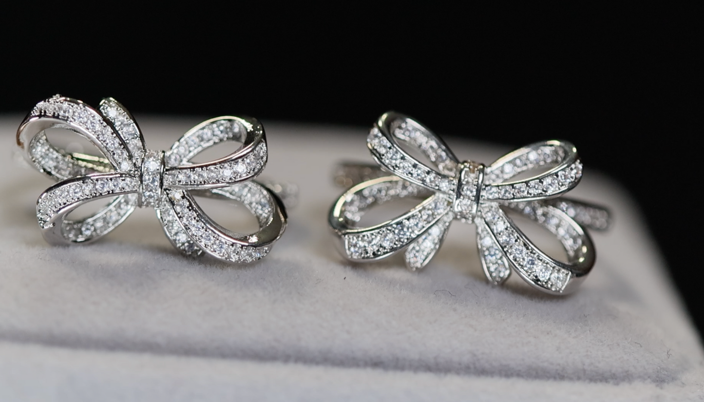 Diamond Ribbon Ring | Ribbon Ring | Bow Ring | Diamond Bow Ring
