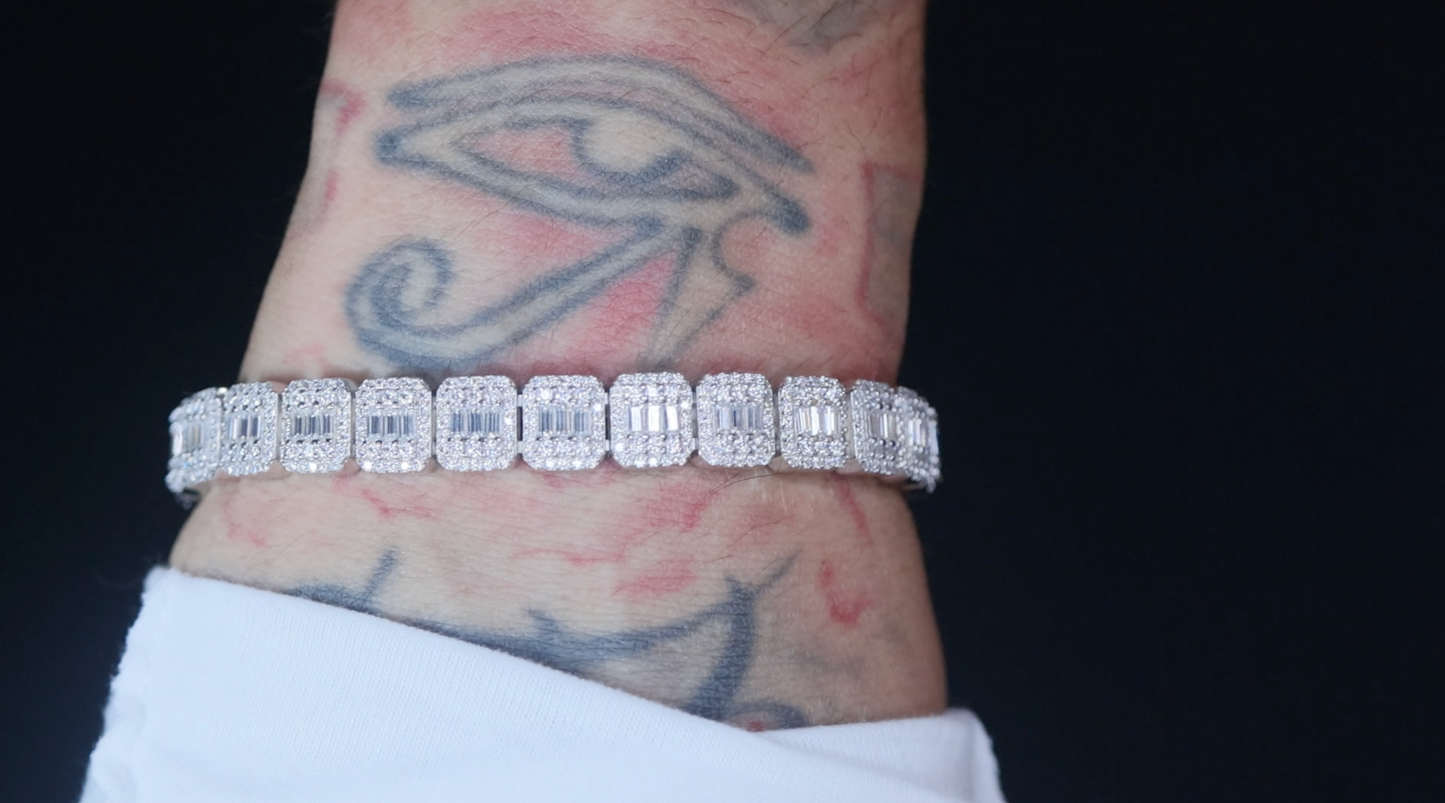 Moissanite Hip Hop Bracelet