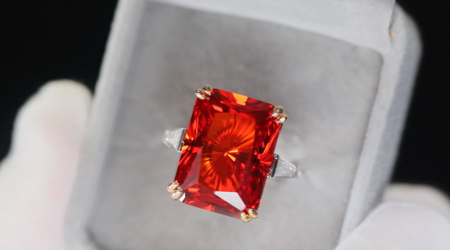 Red Diamond Ring