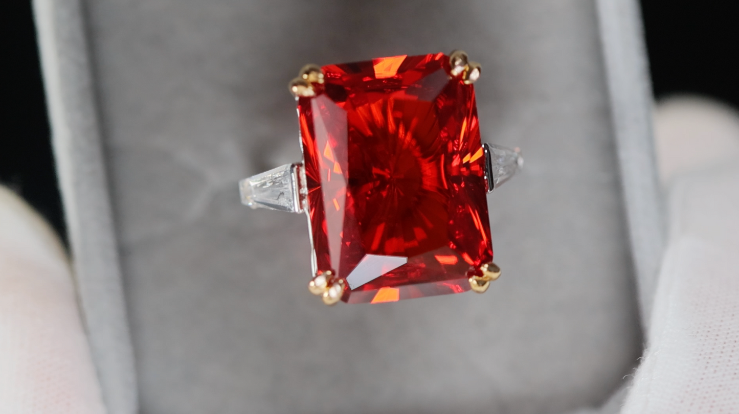 Red Diamond Ring