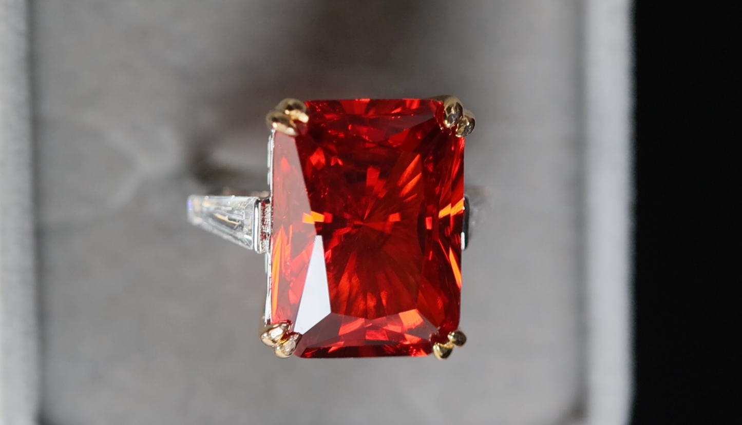 Red Diamond Ring