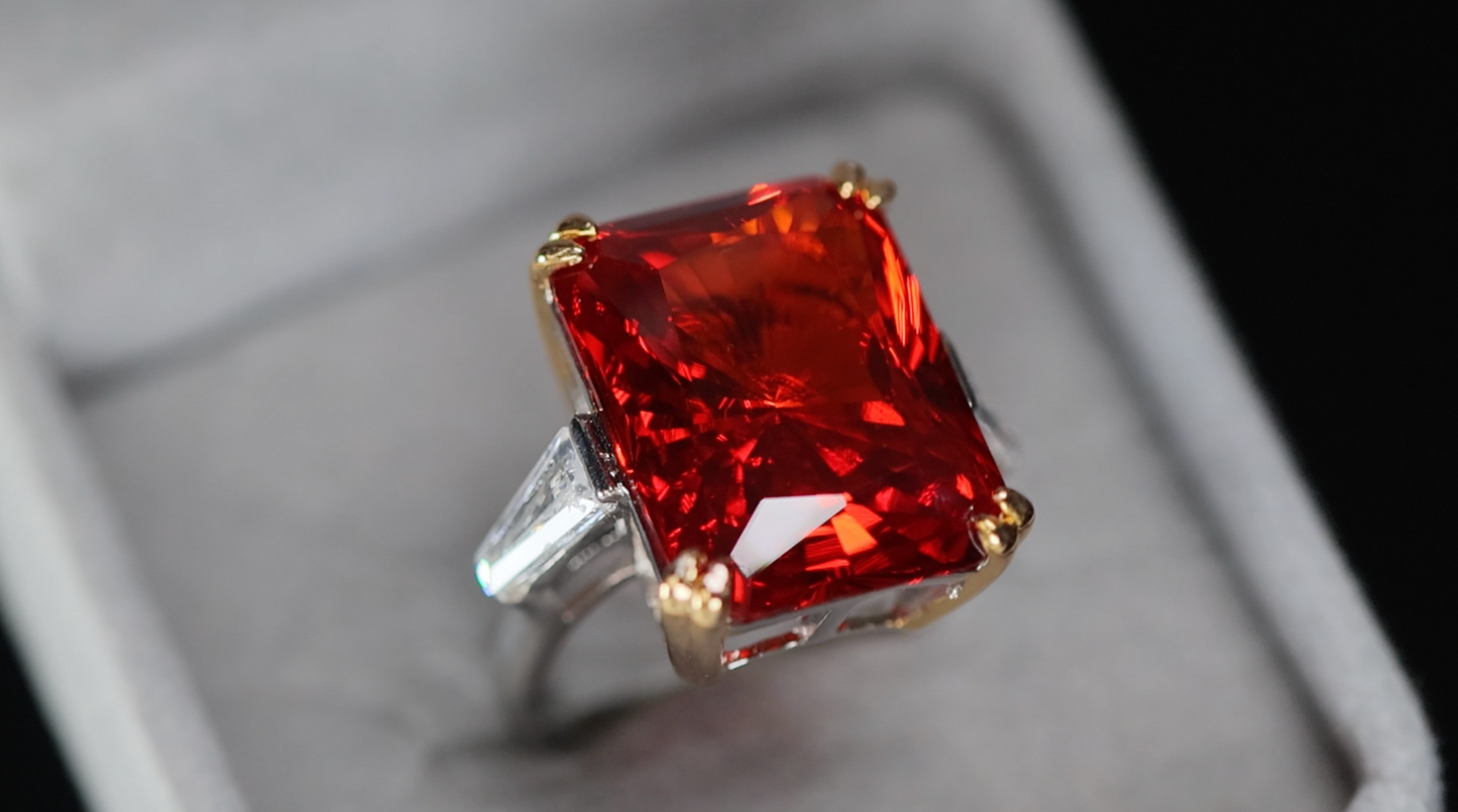 Red Diamond Ring
