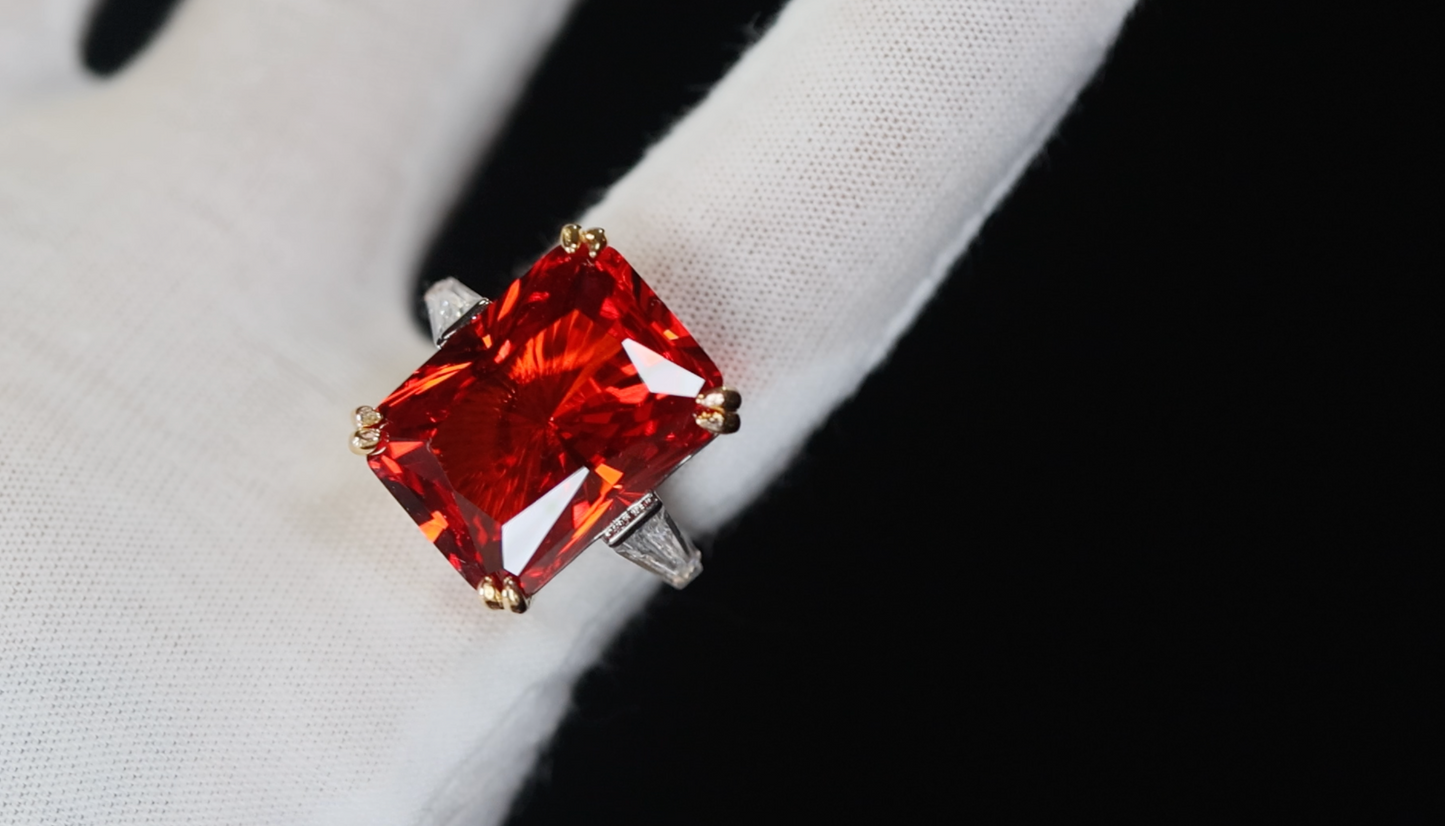 Red Diamond Ring
