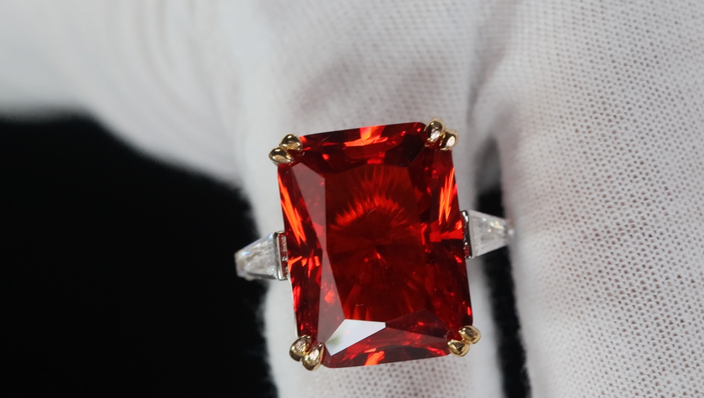 Red Diamond Ring