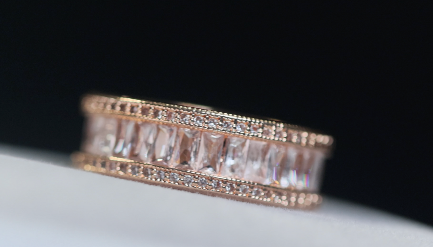 Rose Gold Eternity Ring