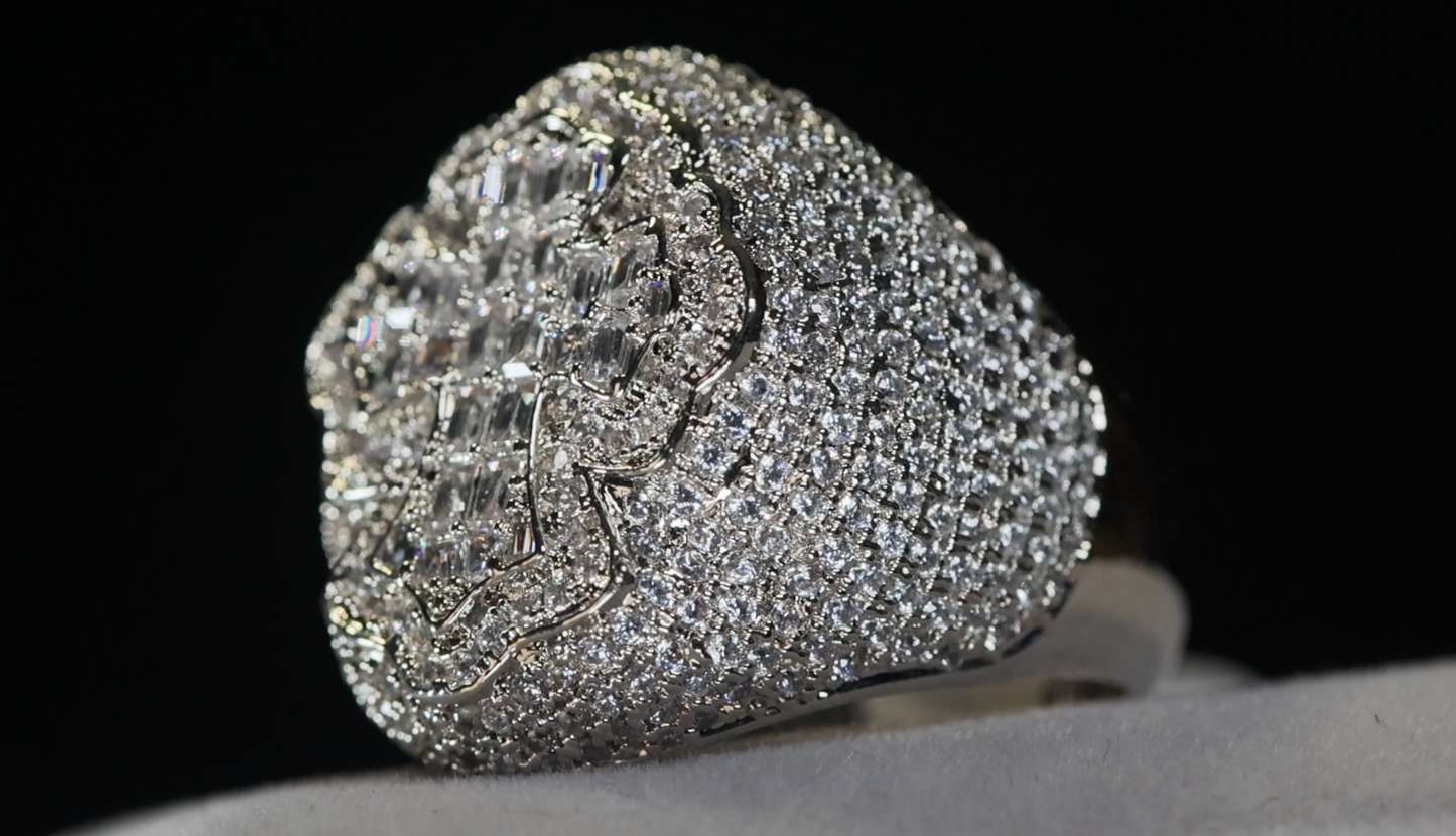 Diamond Cross Ring