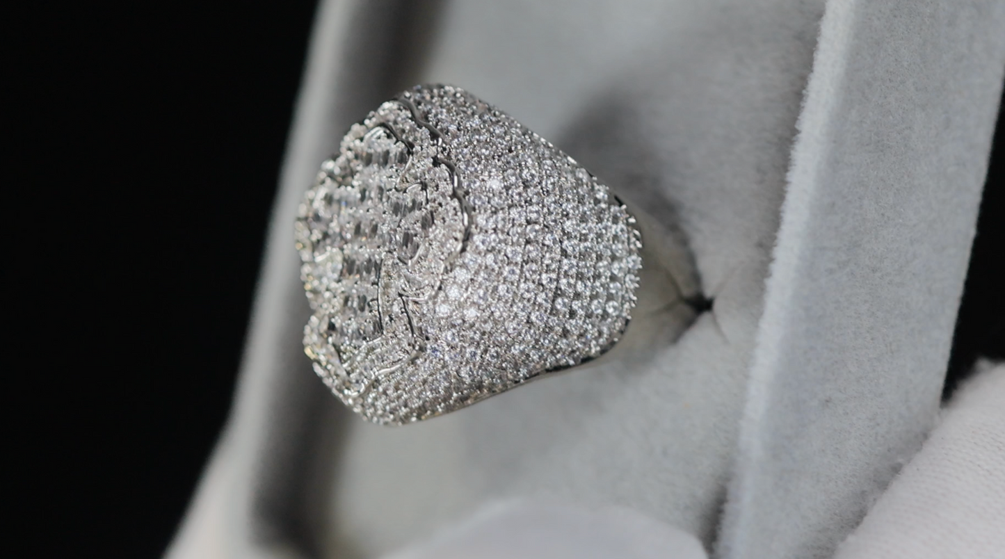 Diamond Cross Ring