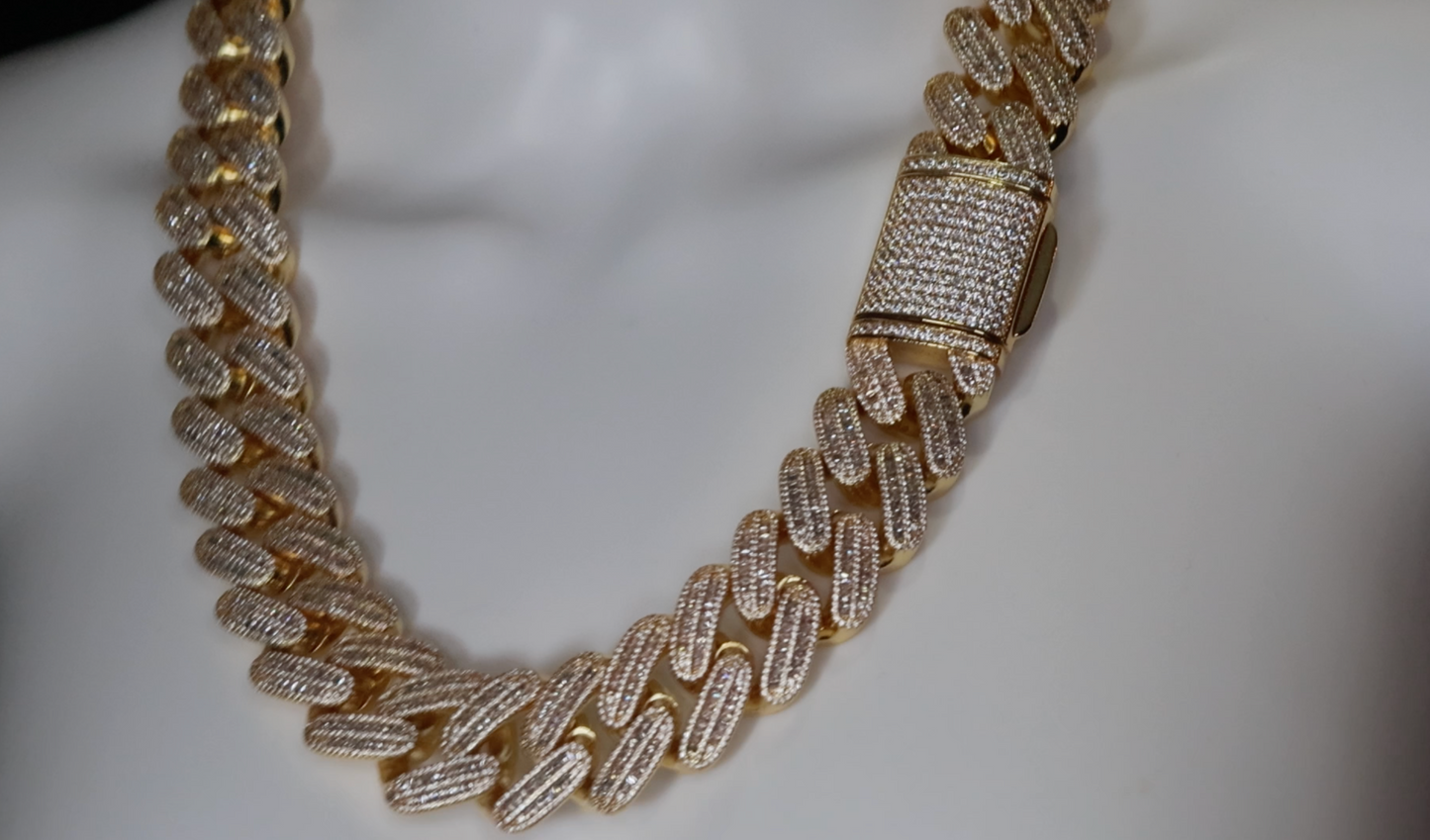 Gold Iced Out Chain