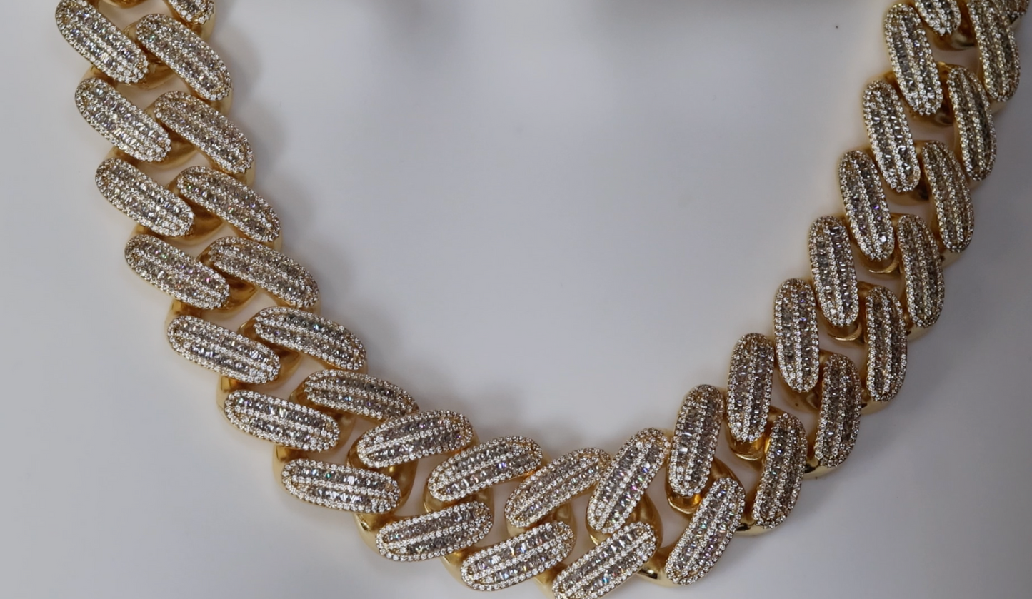 Gold Iced Out Chain