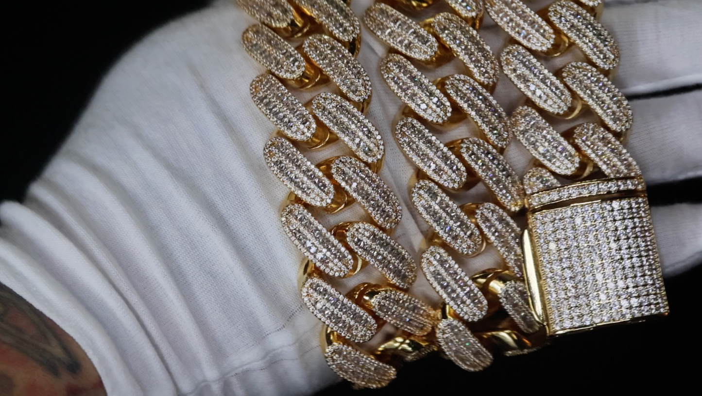 Gold Iced Out Chain