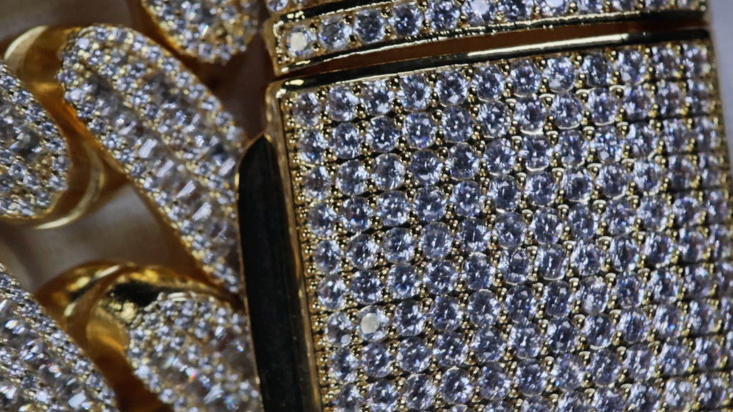 Gold Iced Out Chain