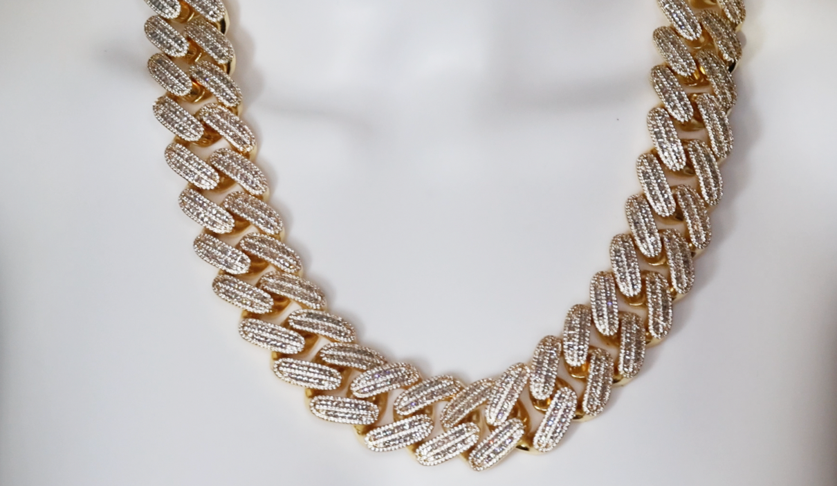 Gold Iced Out Chain