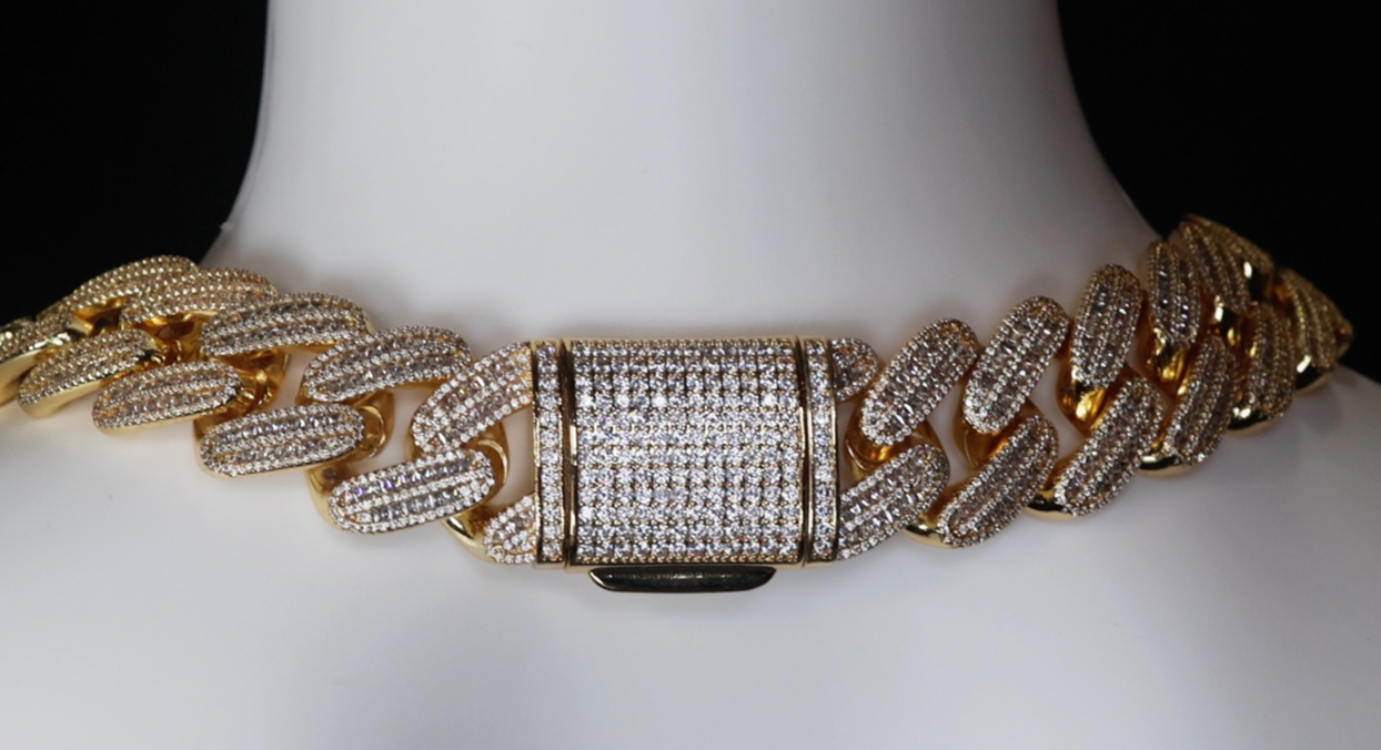 Gold Iced Out Chain