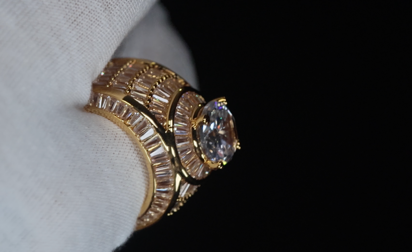 Gold Hip Hop Ring