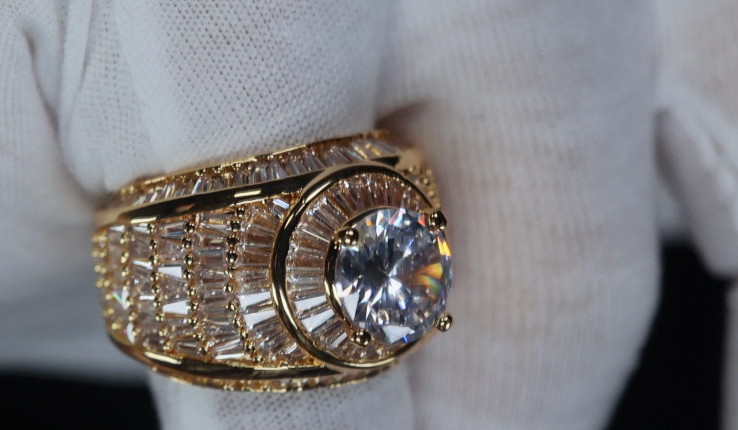 Gold Hip Hop Ring