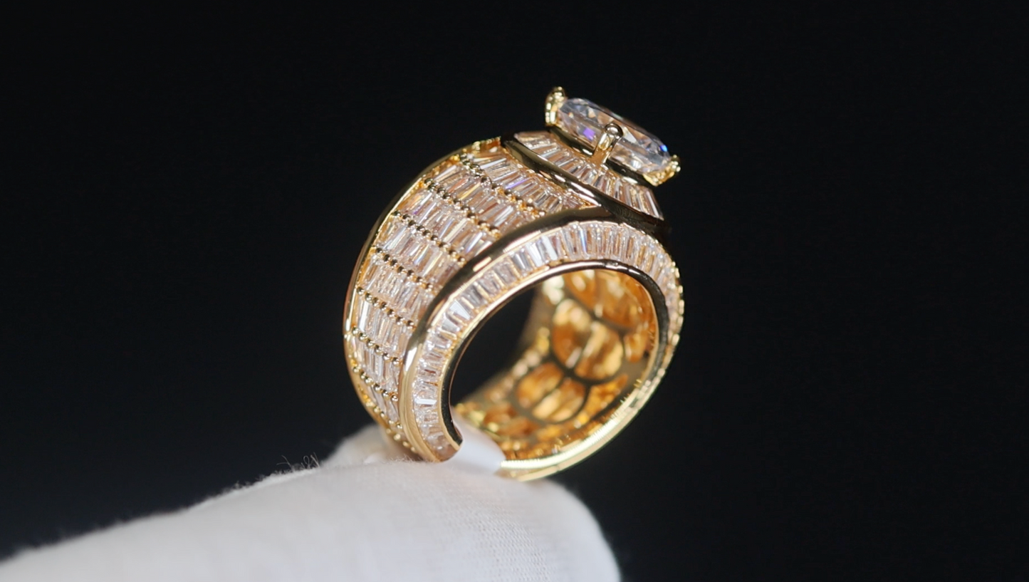 Gold Hip Hop Ring