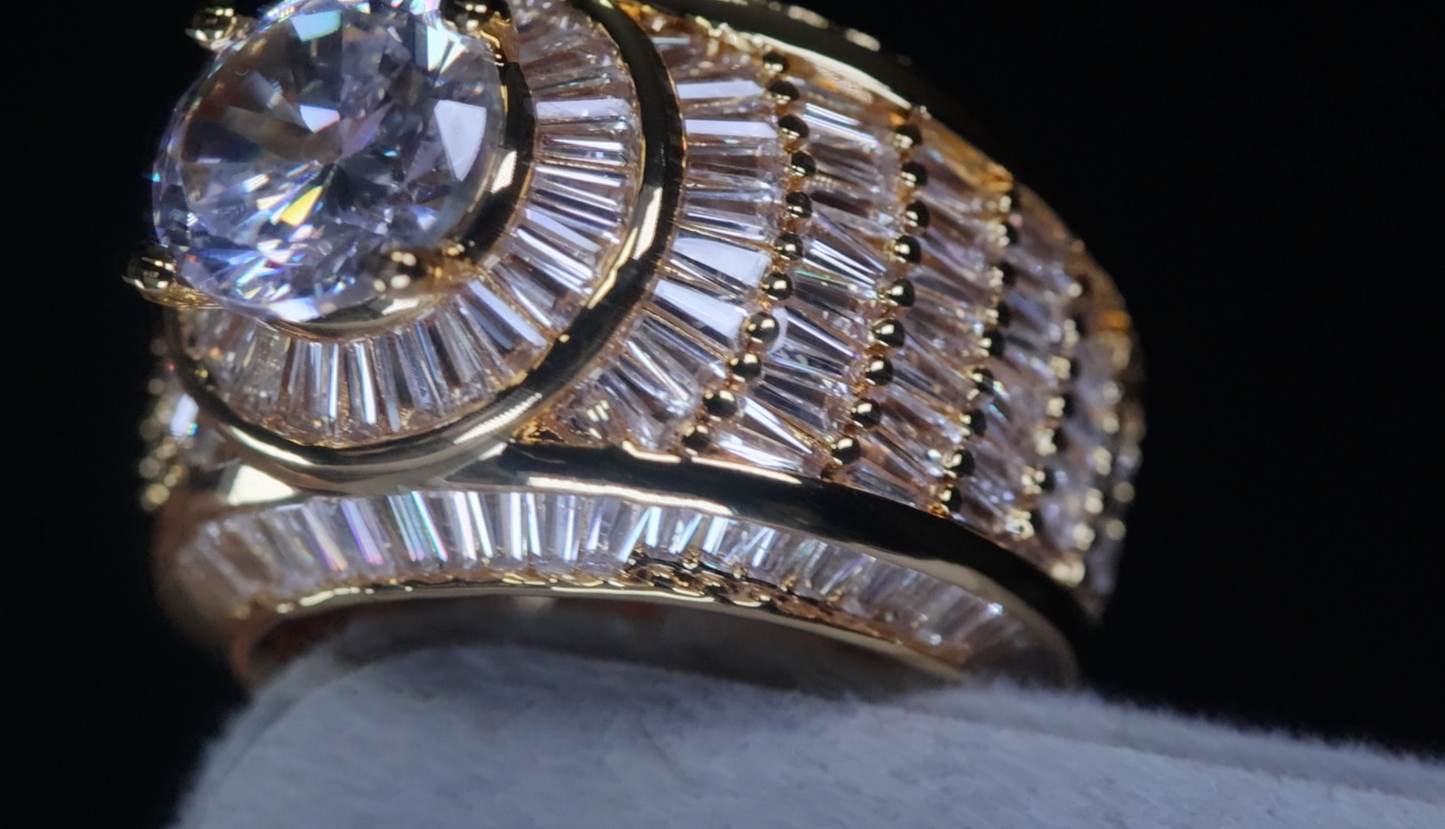 Gold Hip Hop Ring
