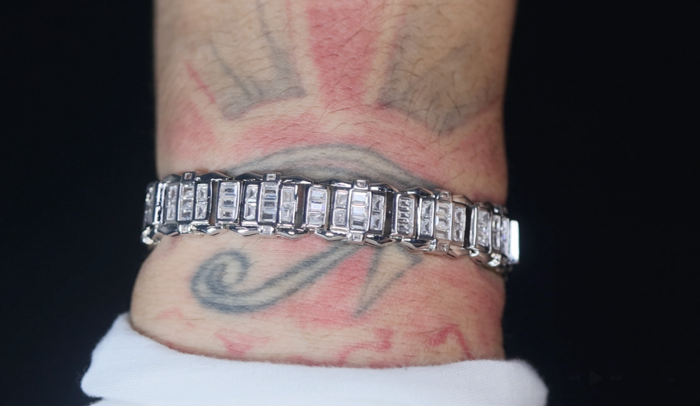 Mens Iced Bracelet