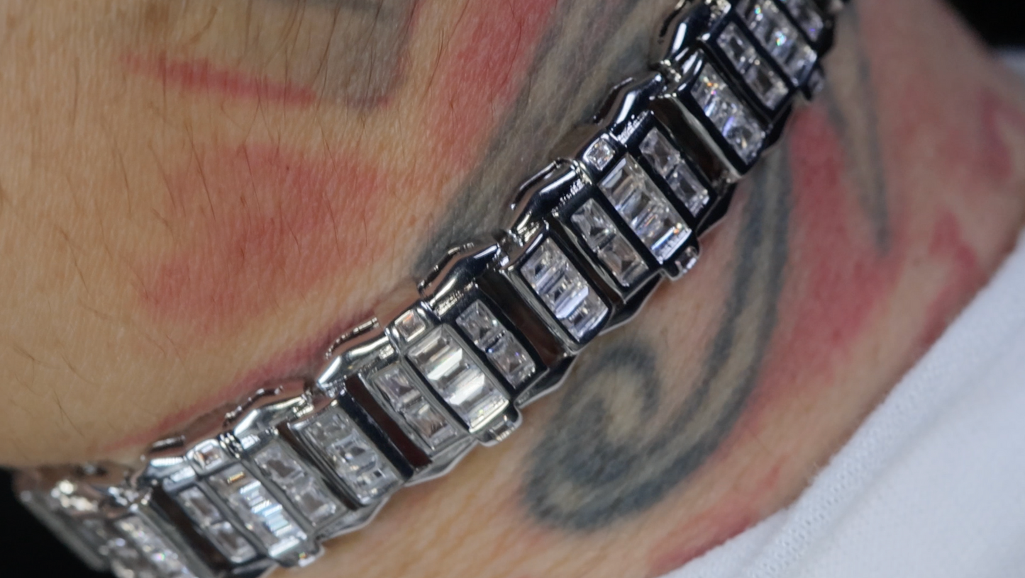 Mens Iced Bracelet