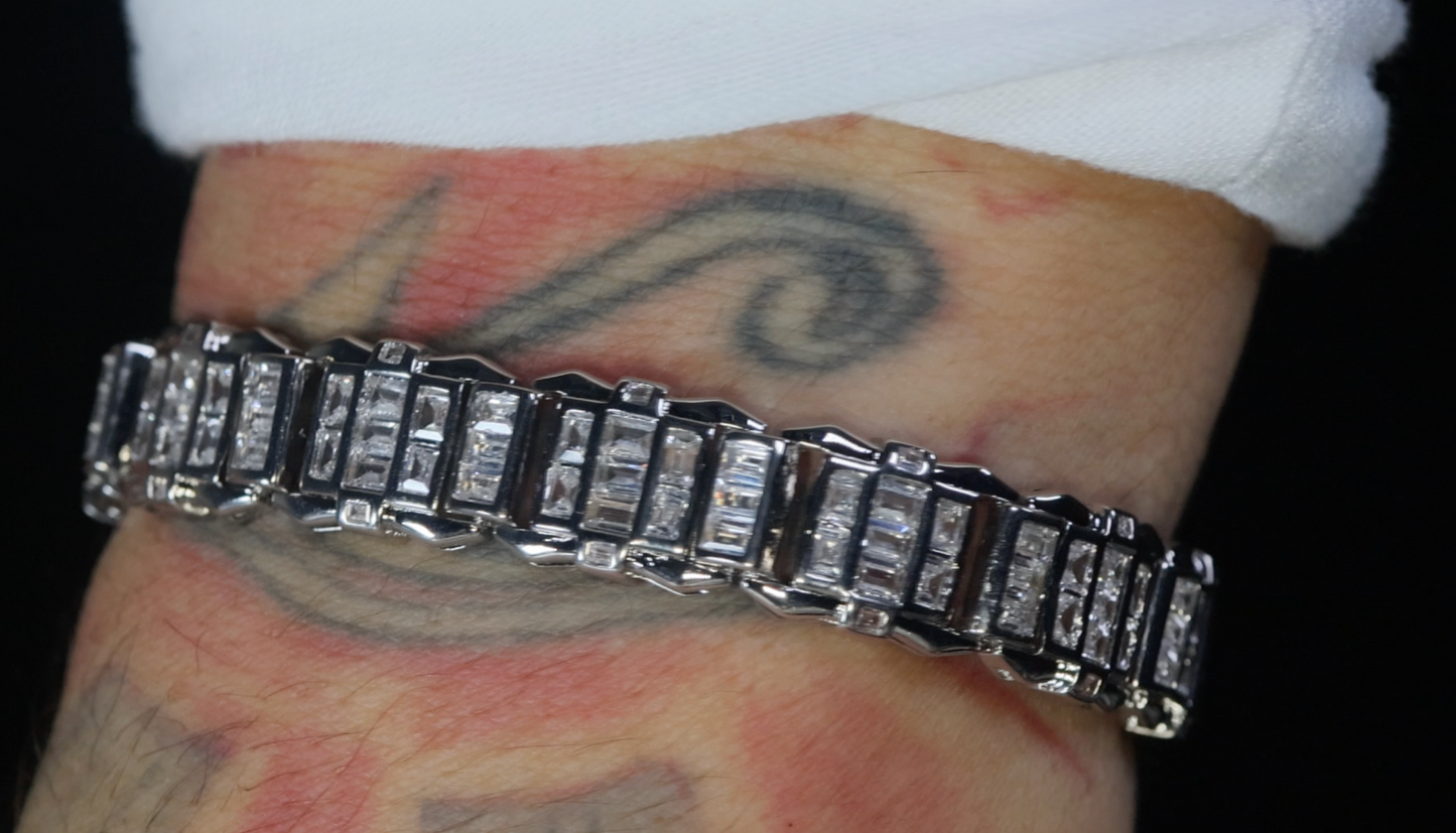 Mens Iced Bracelet