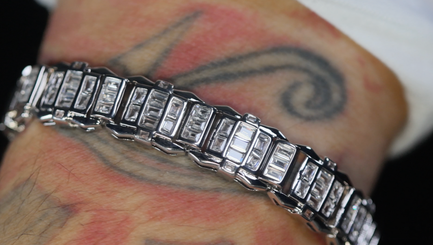 Mens Iced Bracelet
