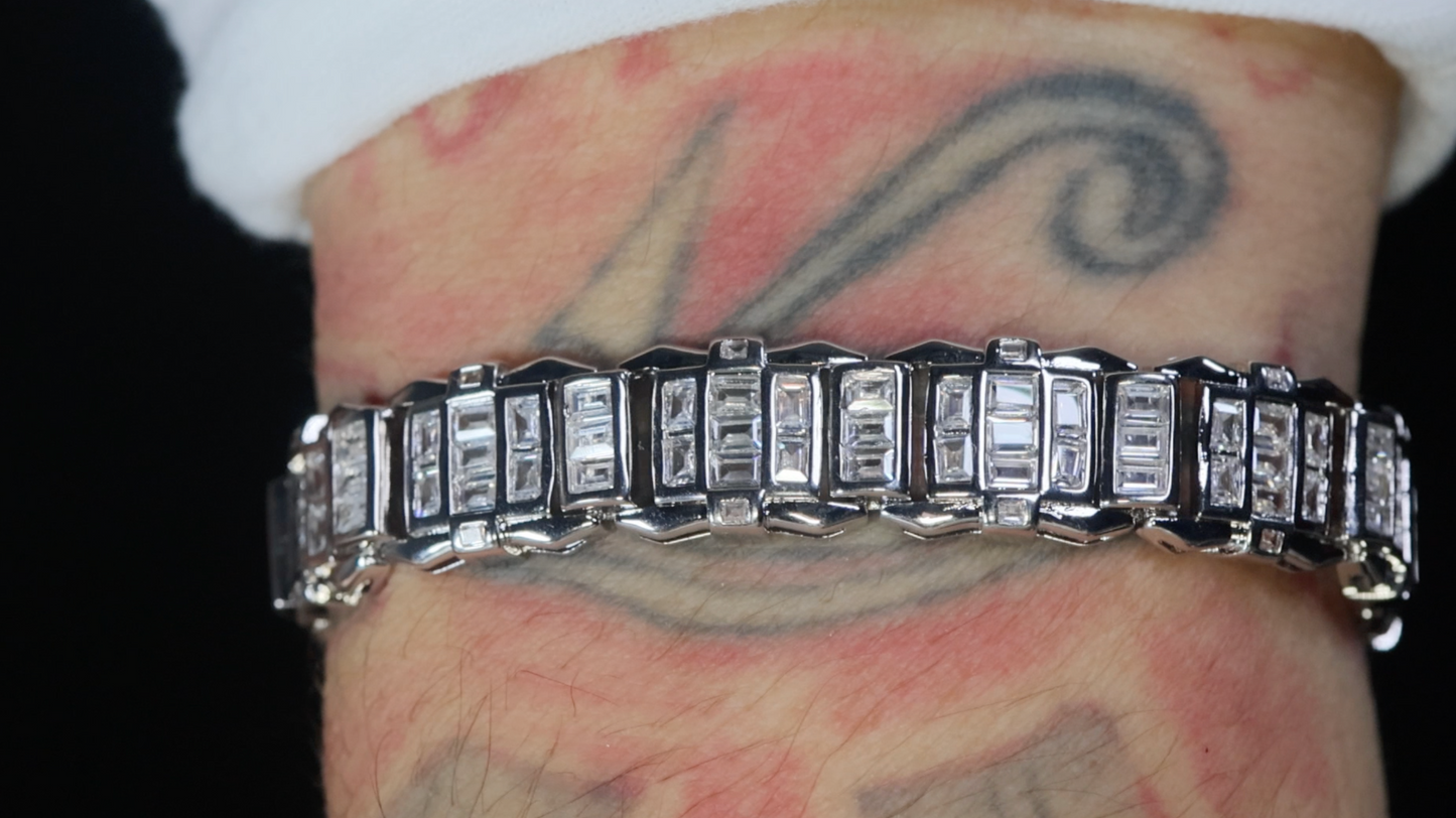 Mens Iced Bracelet