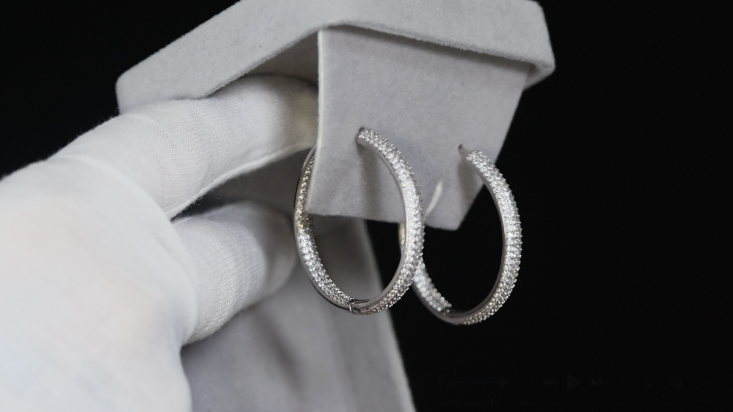 Big Diamond Earrings