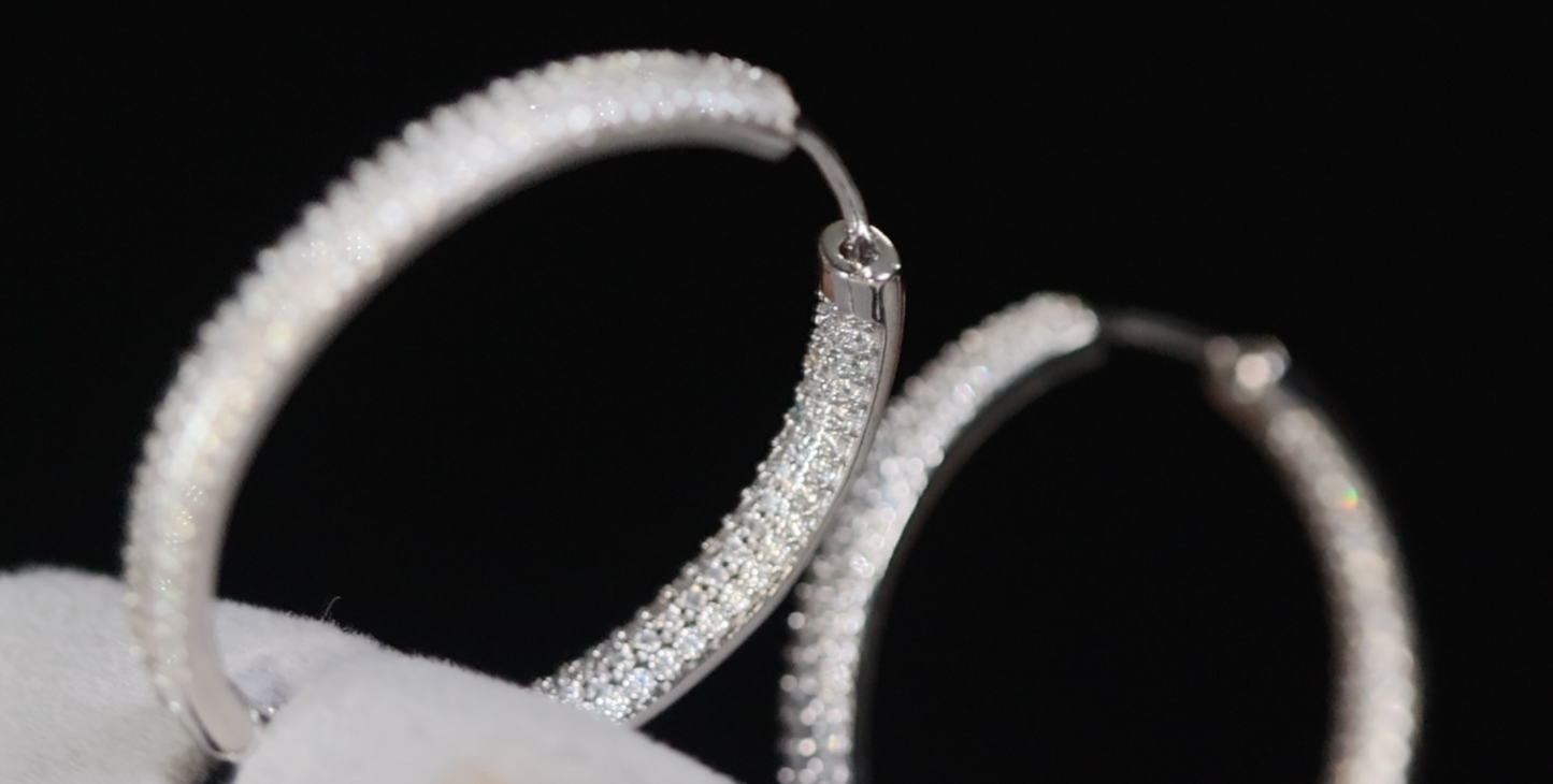 Big Diamond Earrings