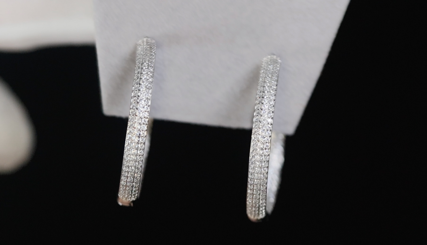 Big Diamond Earrings
