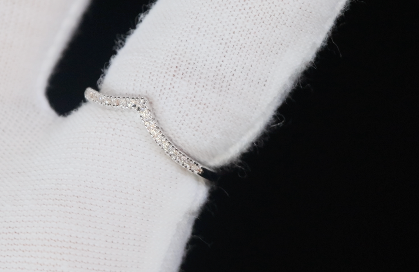 Wishbone Diamond Ring