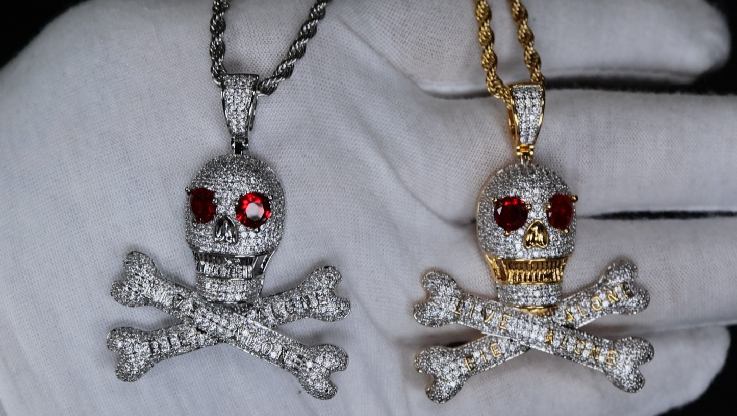 Skull and Bones Pendant