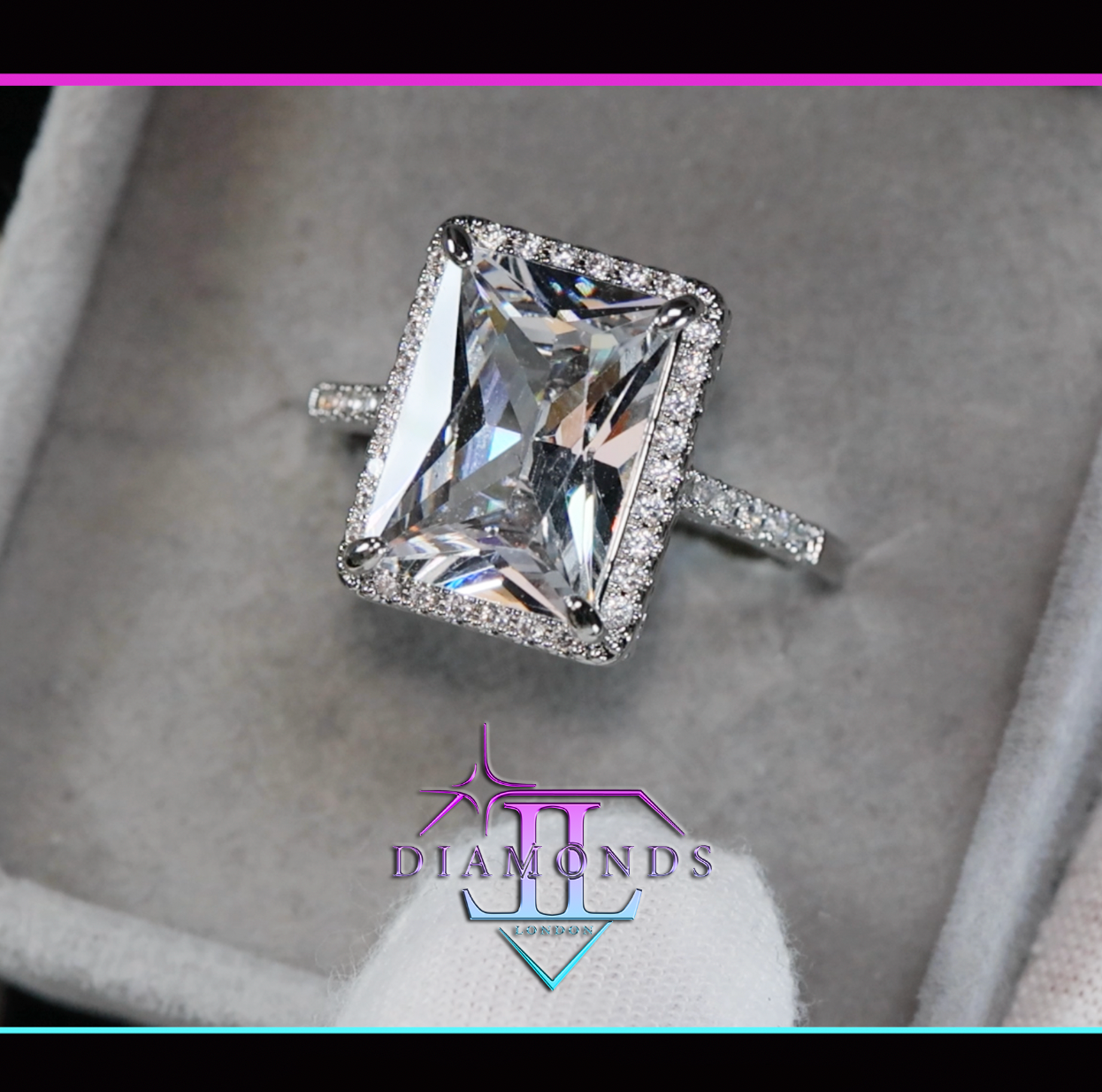 Radiant Cut Diamond Engagement Ring