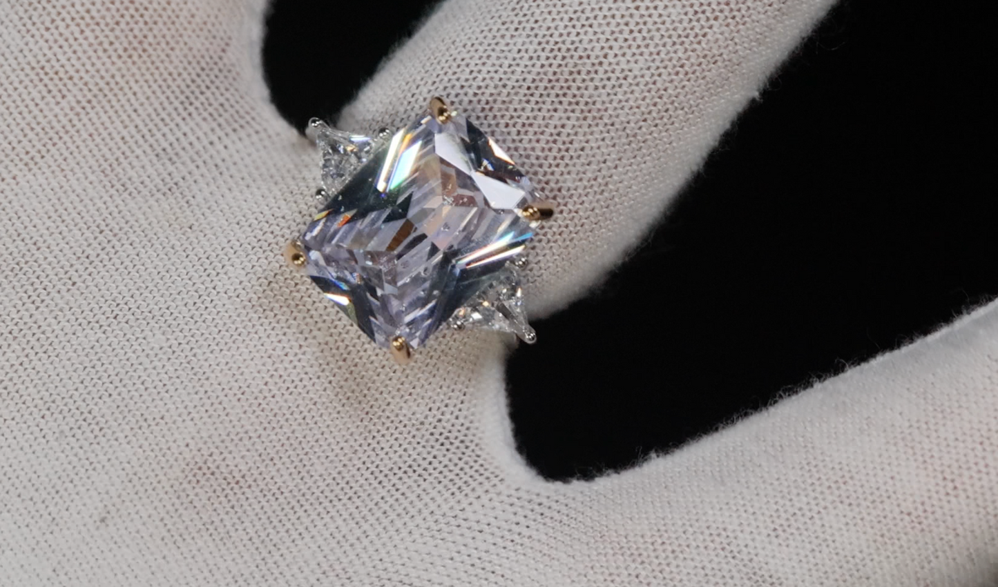 Womens Big Diamond Ring