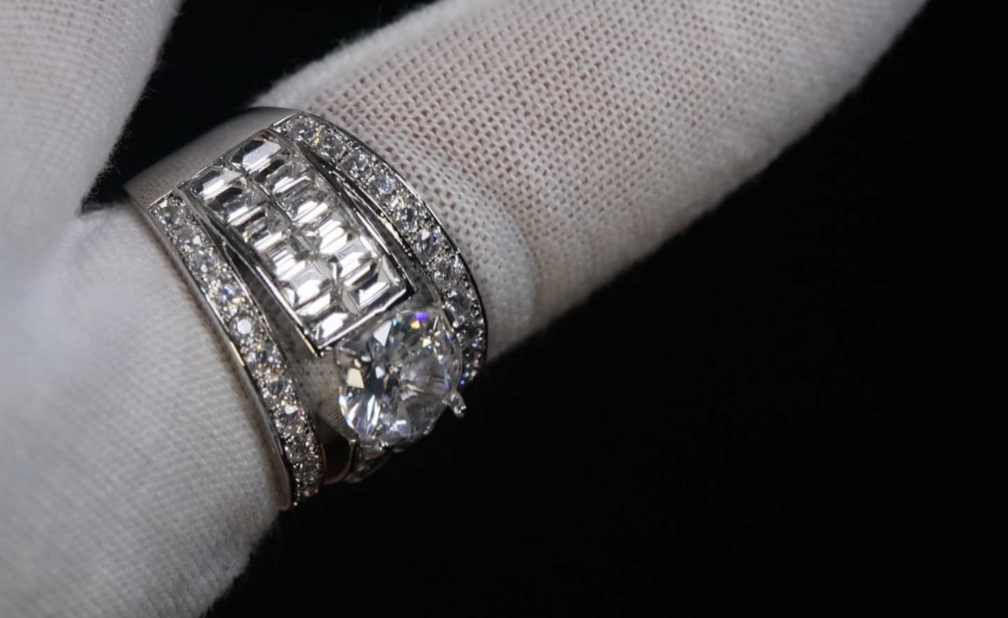 Big Baguette Diamond Ring