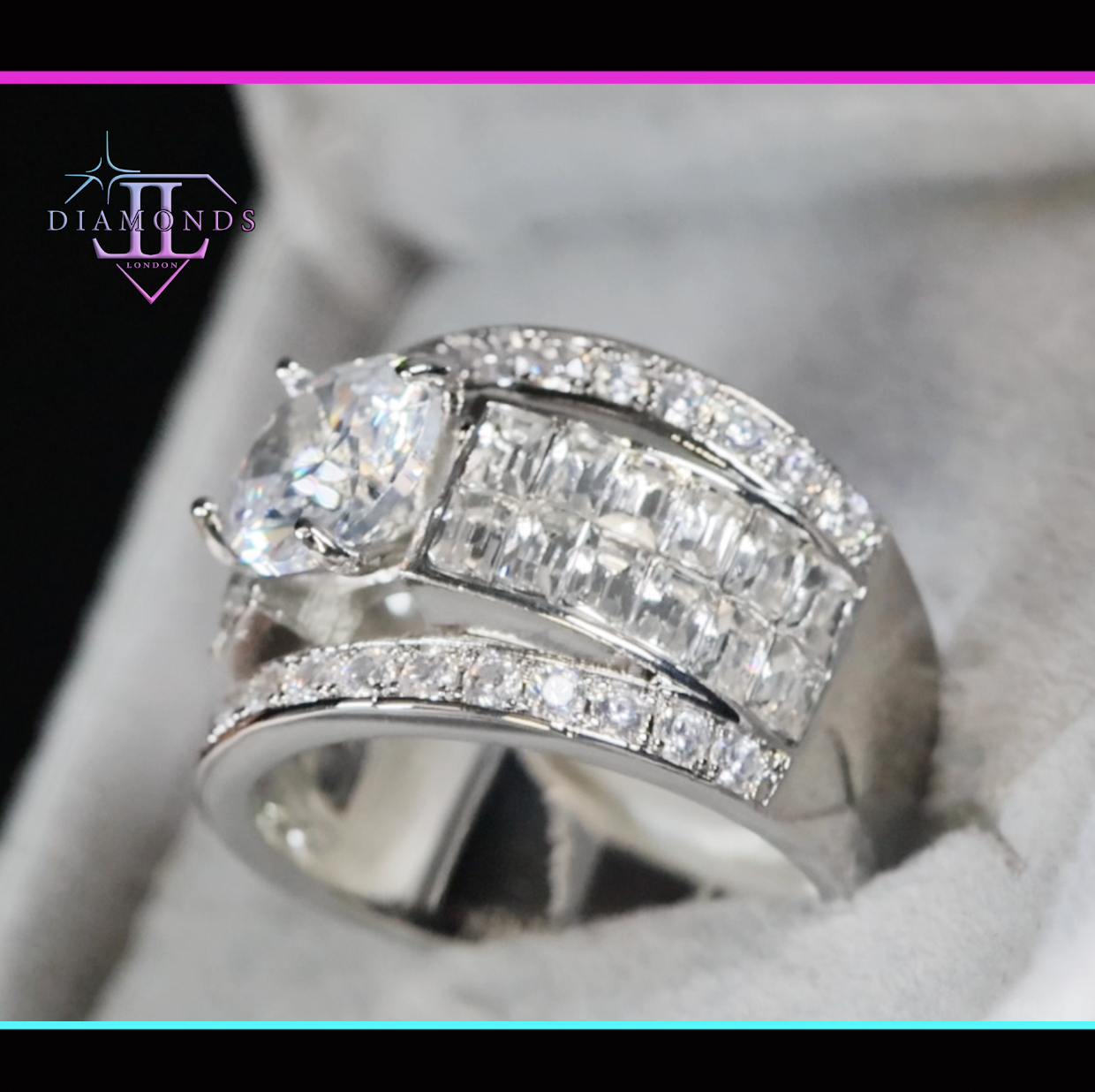 Big Baguette Diamond Ring