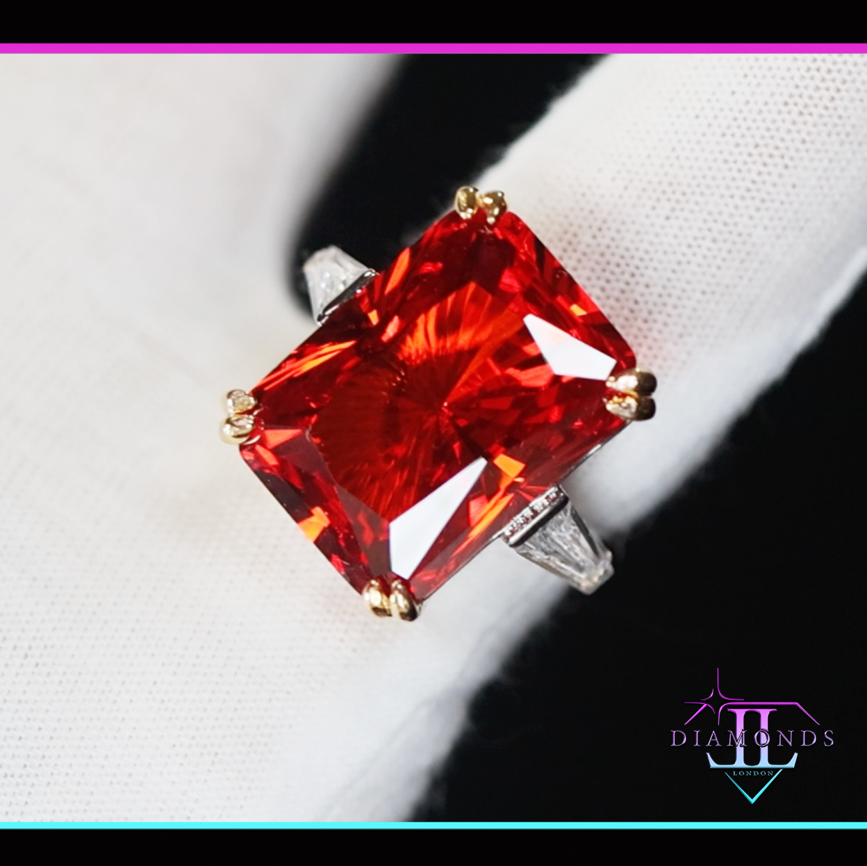 Red Diamond Ring