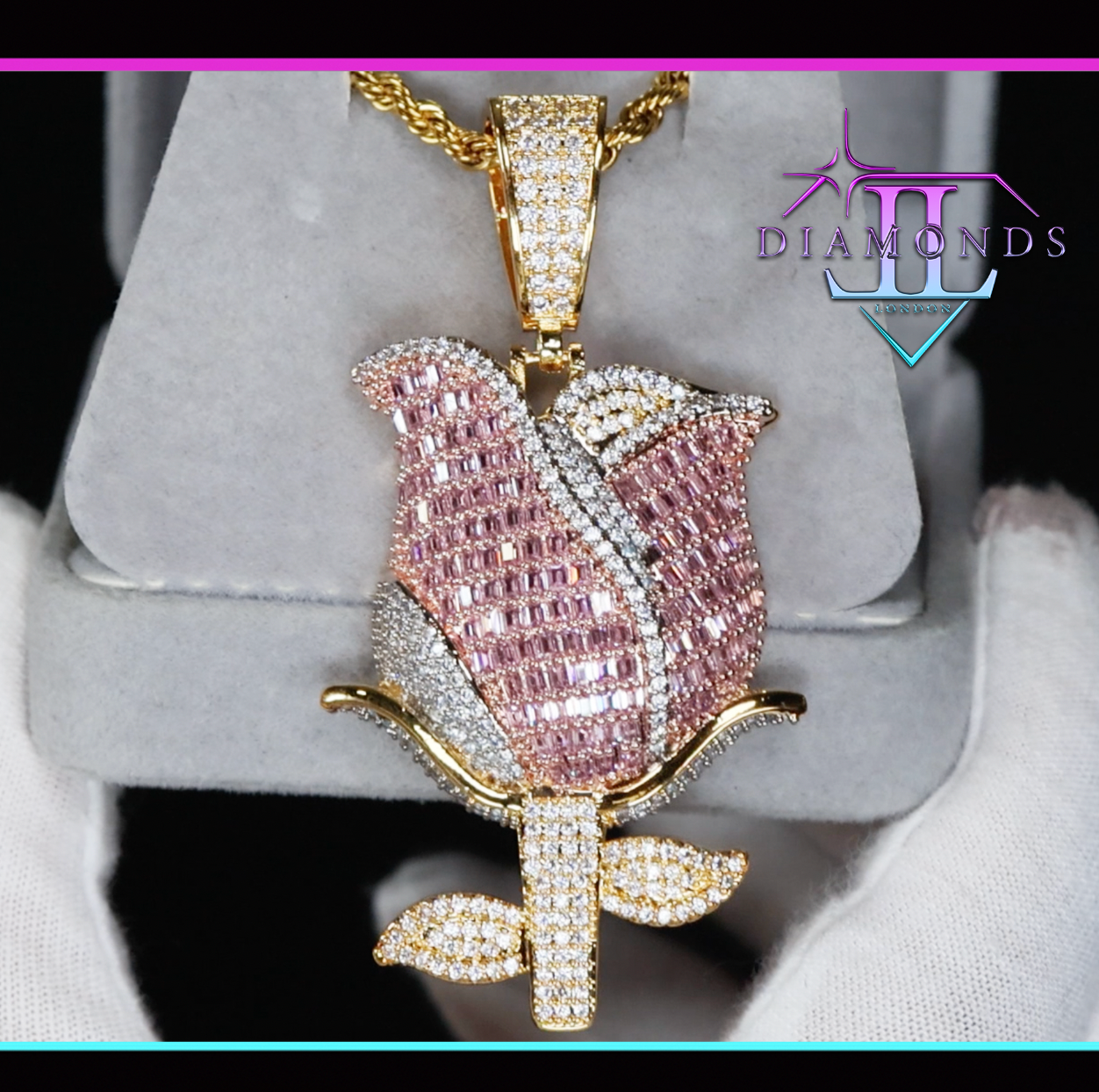 Rose Flower Pendant